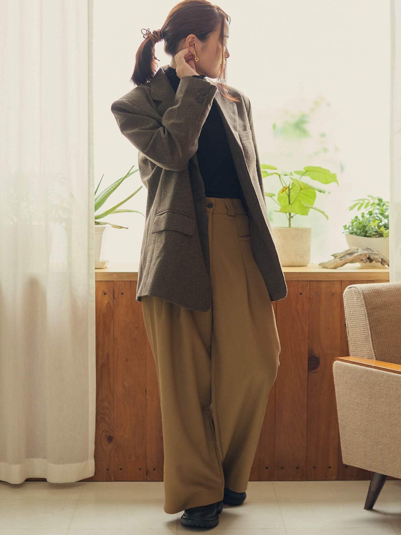 gun club check jacket