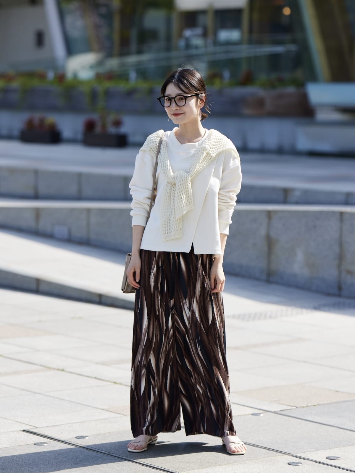 brown mirror pants