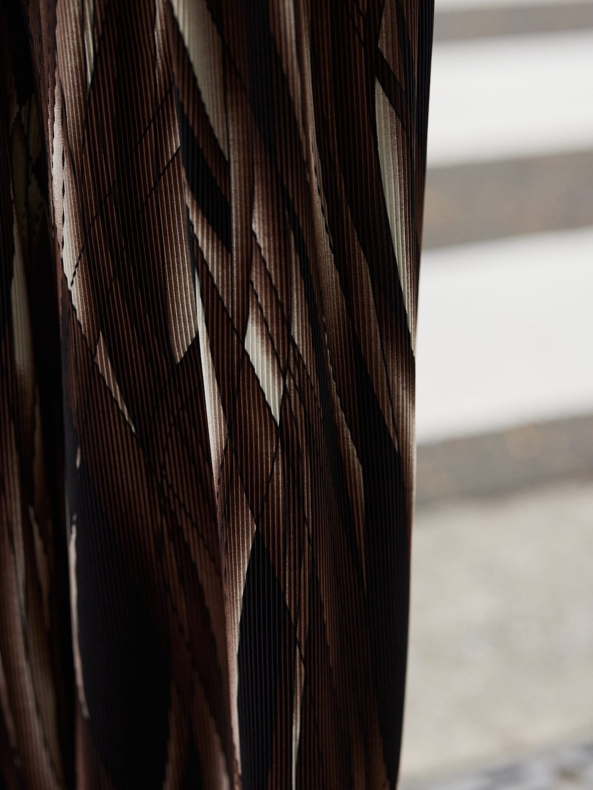 brown mirror pants