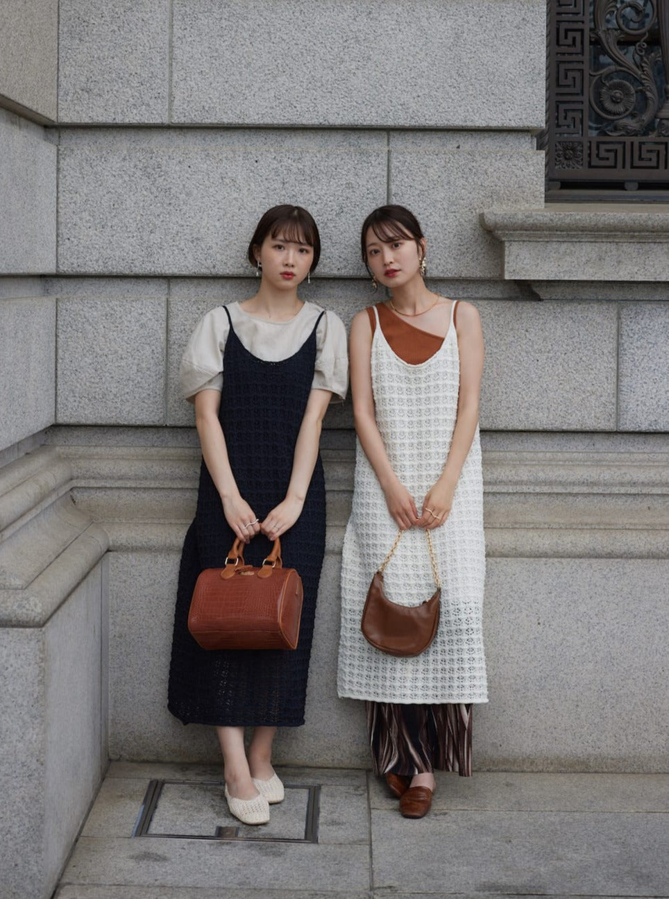 knit cami one-piece