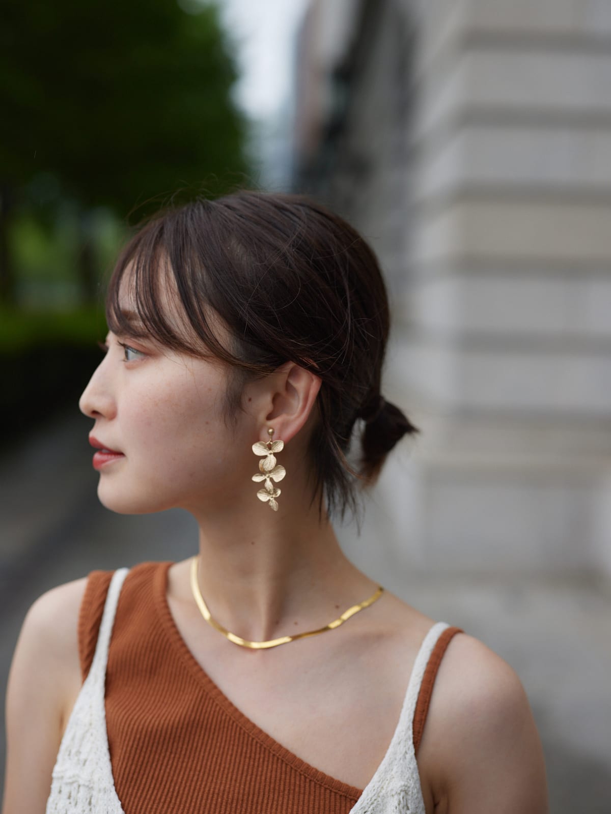 flower row pierce / earring