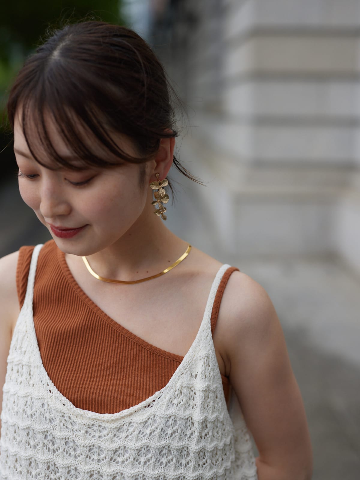 flower row pierce / earring