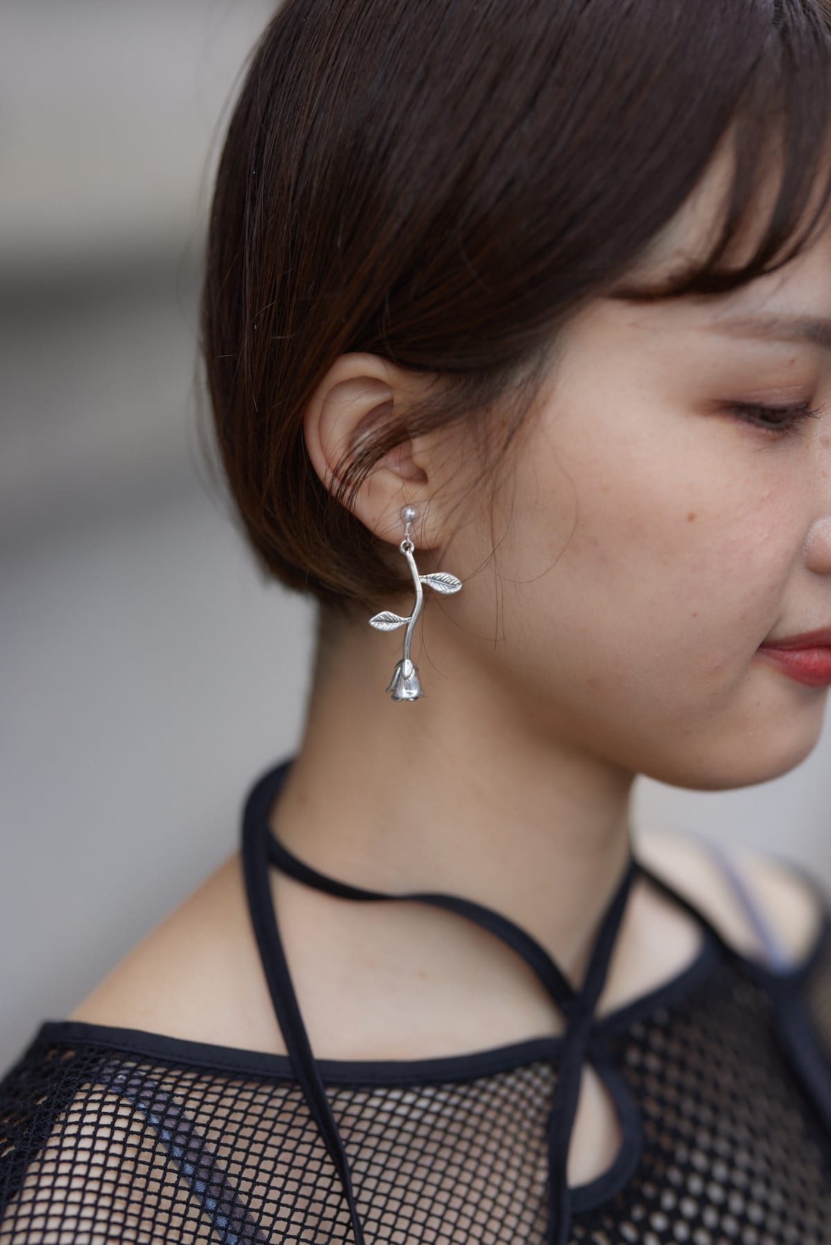 tulip pierce/earring