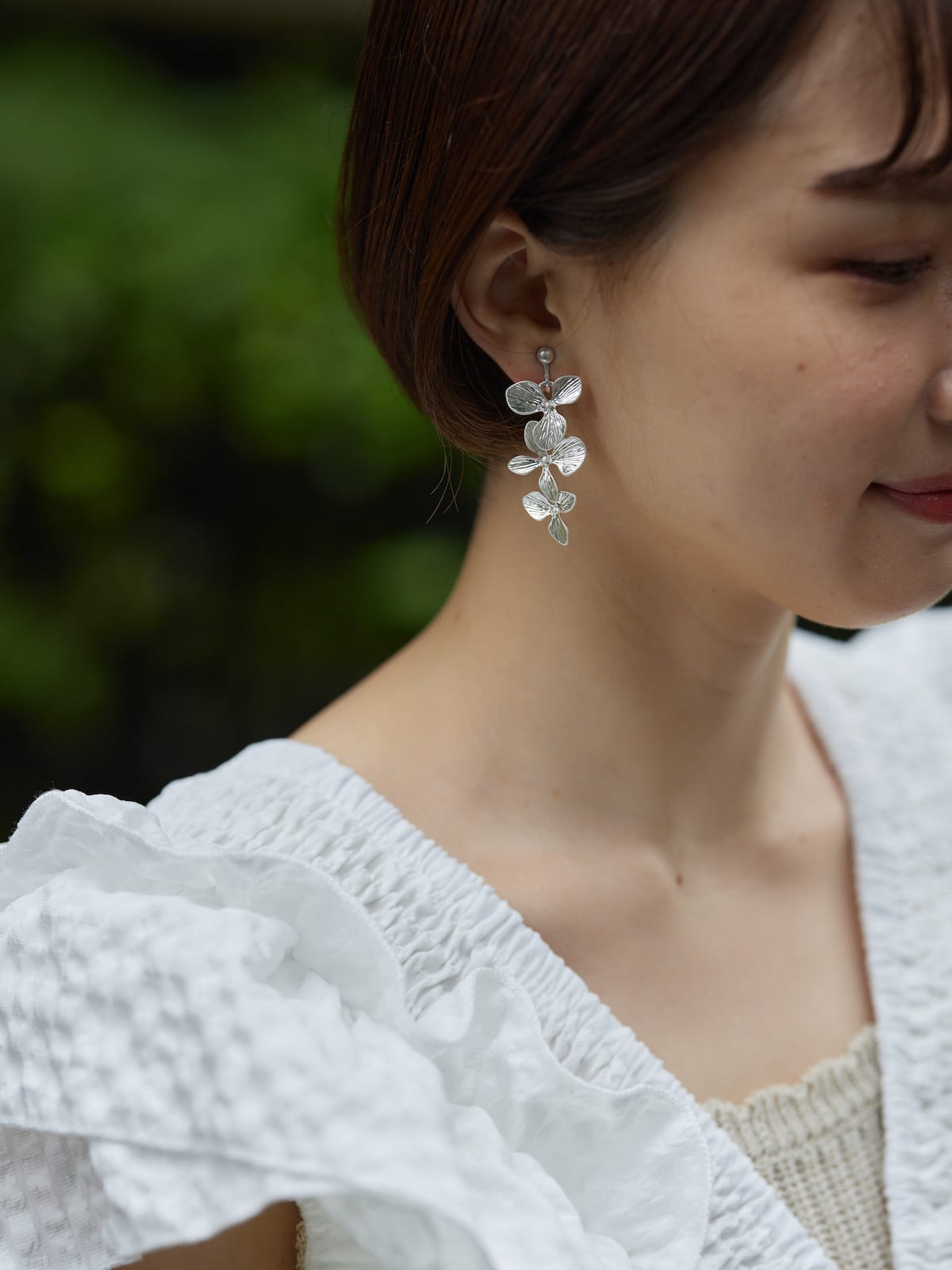 flower row pierce / earring