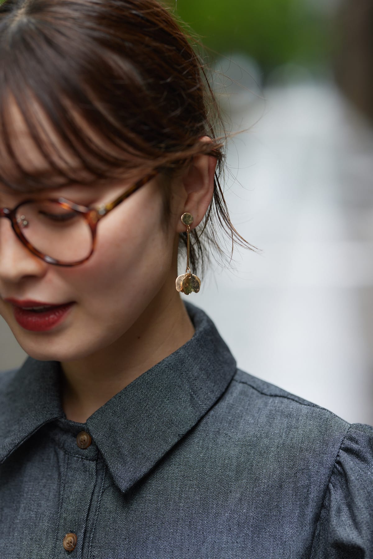 petal pierce/earring