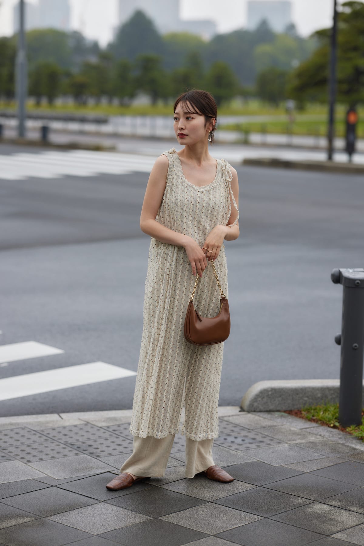 tulle lace cami op