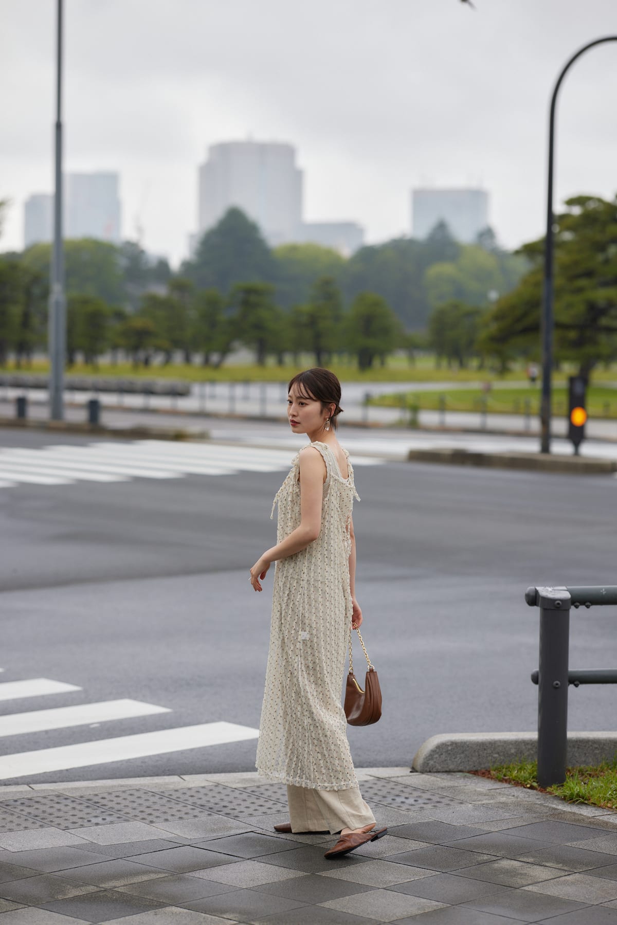 tulle lace cami op