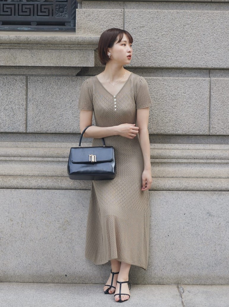 date knit one-piece