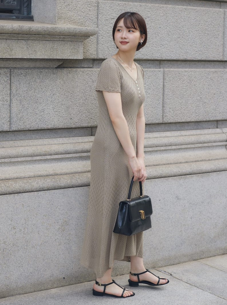 date knit one-piece