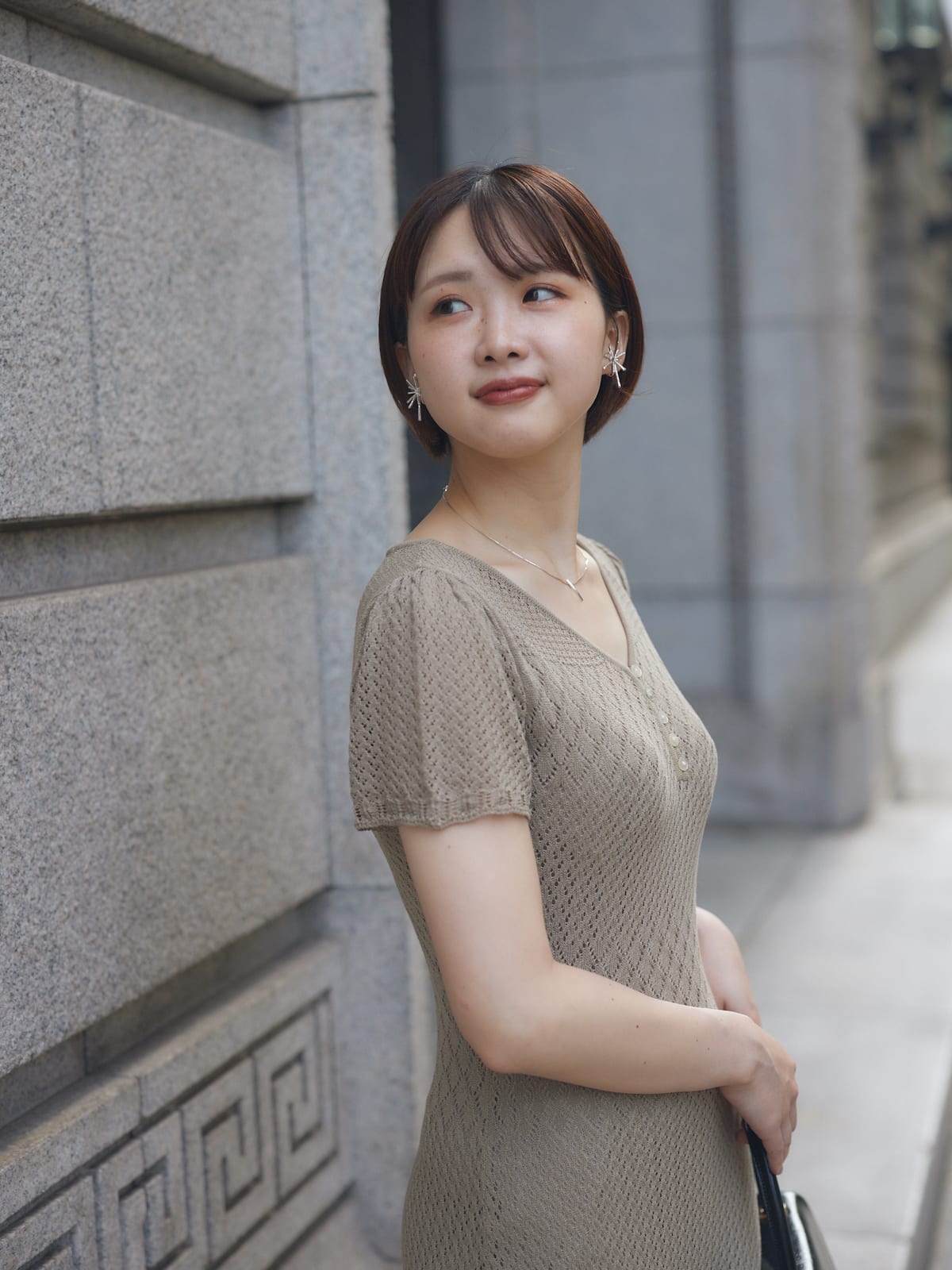 date knit one-piece