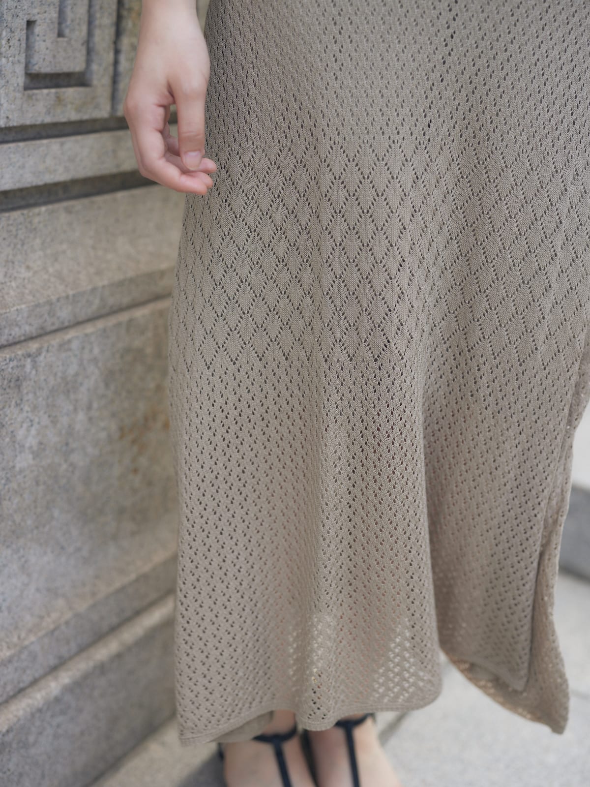 date knit one-piece