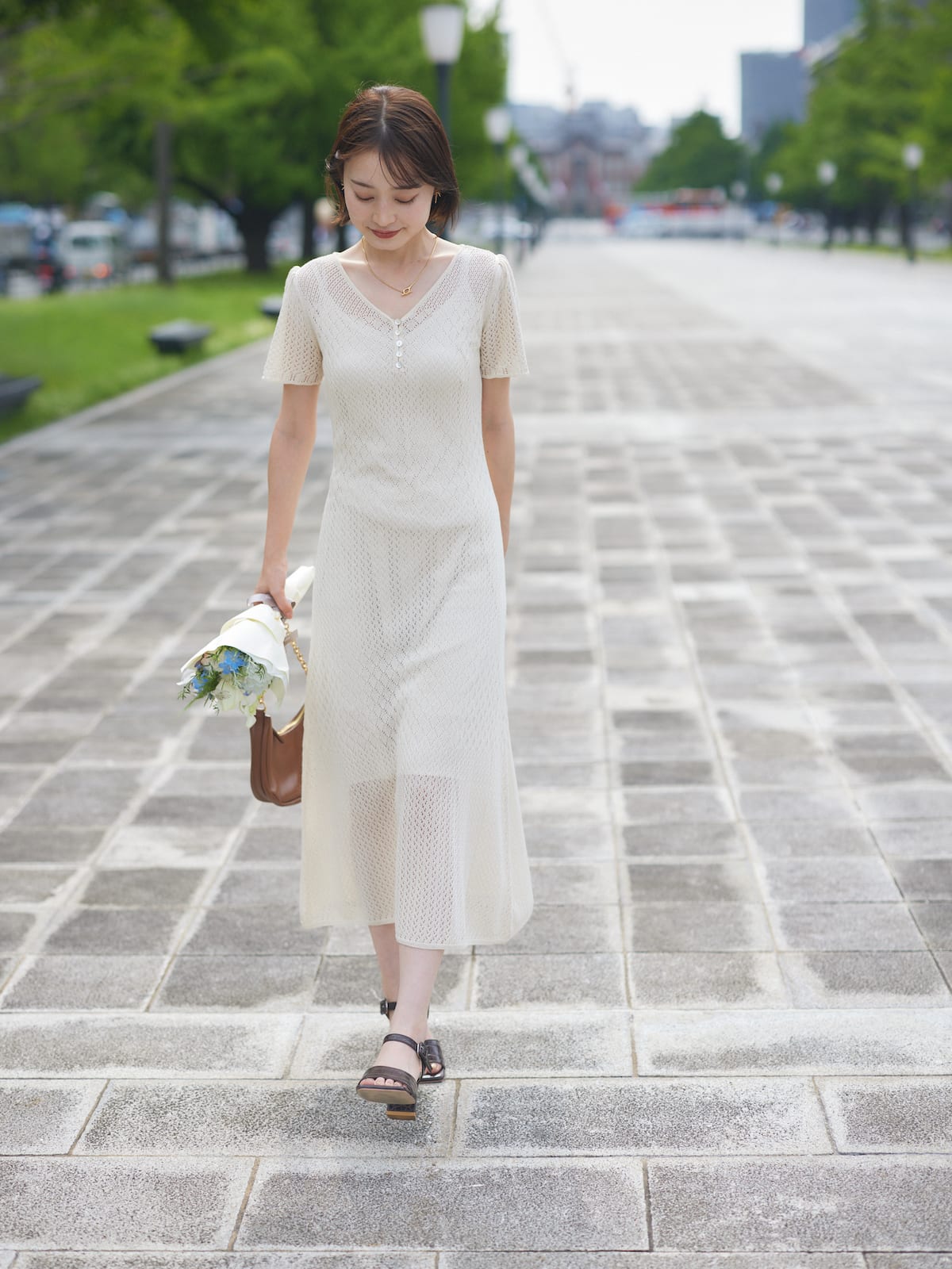 date knit one-piece