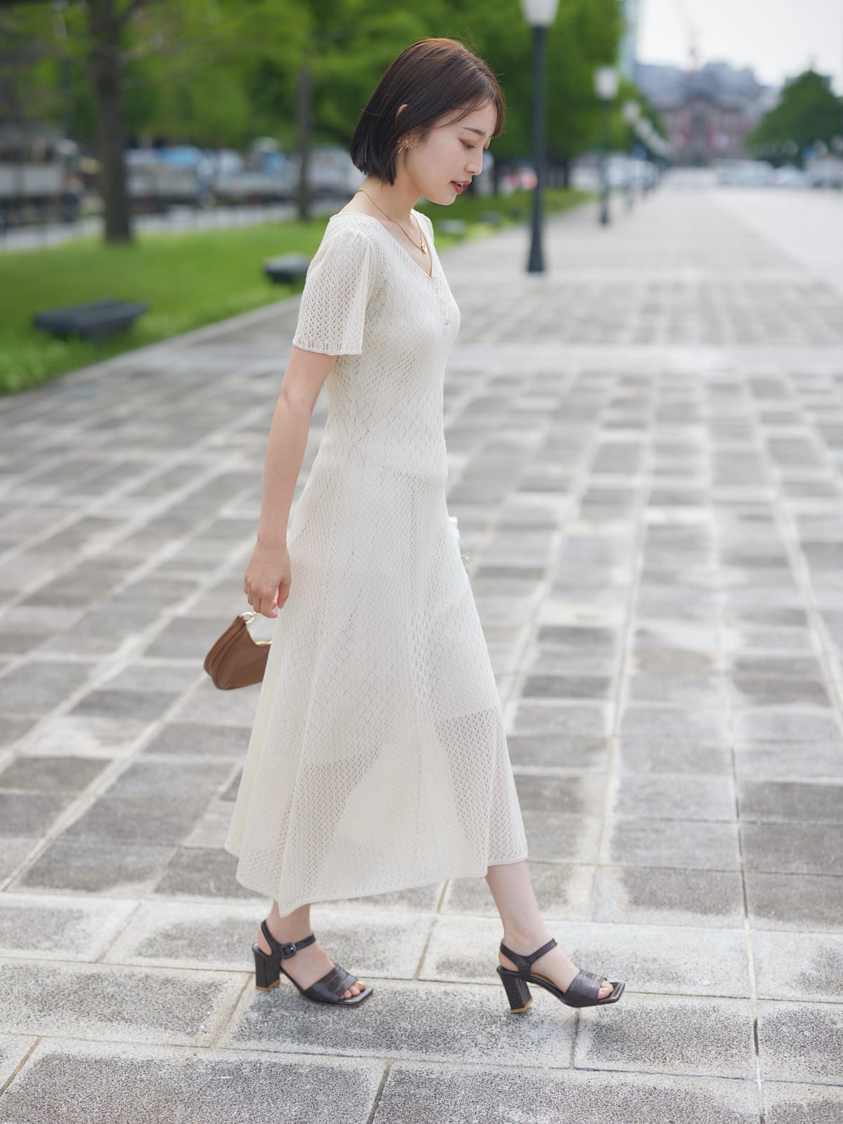 date knit one-piece