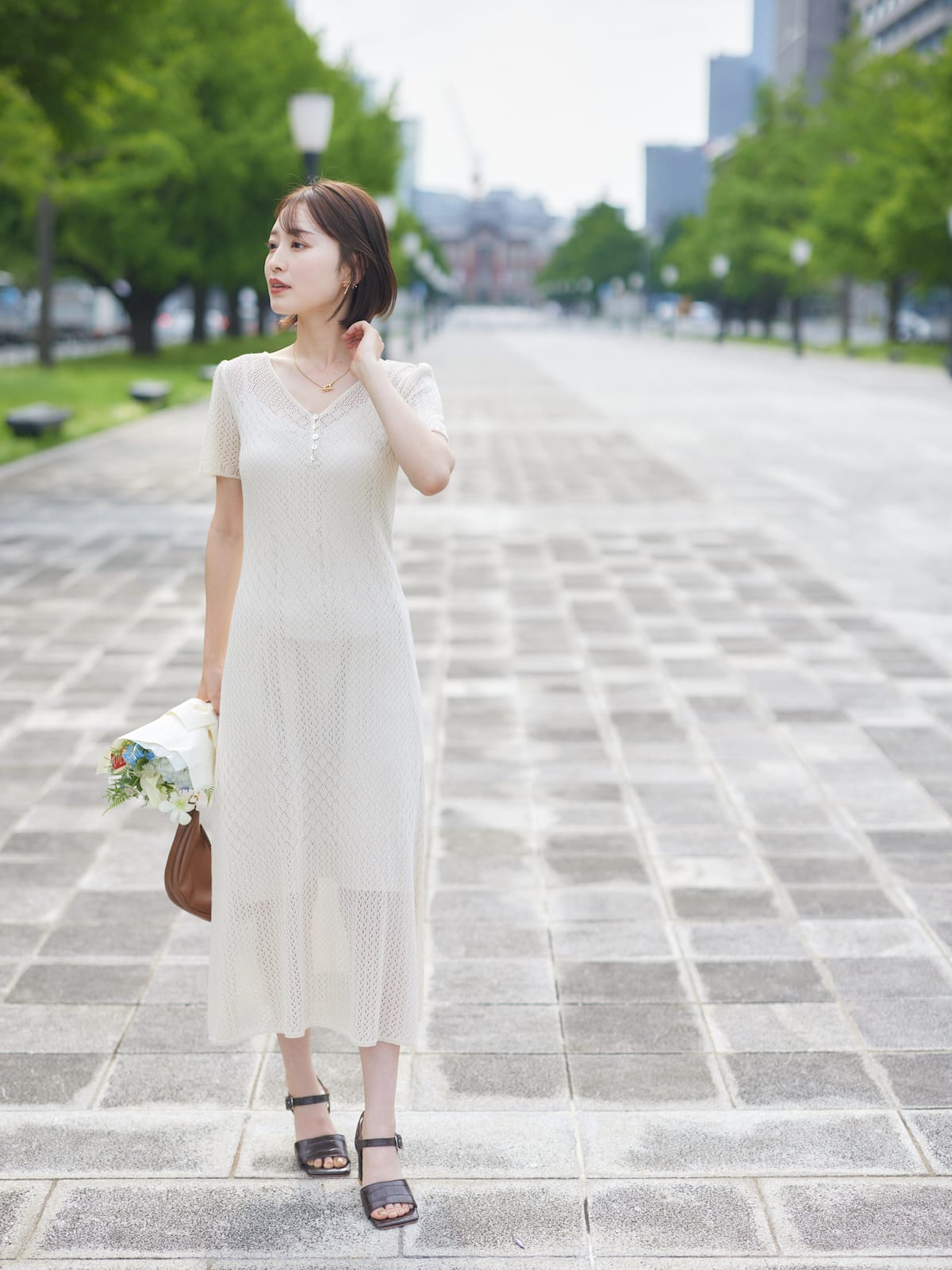 date knit one-piece