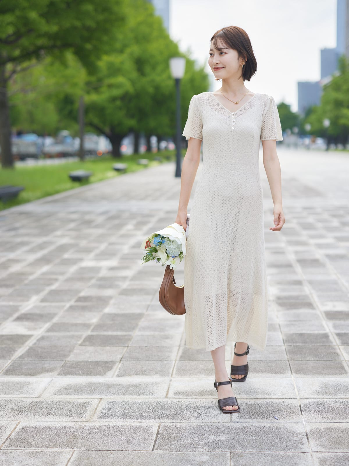 date knit one-piece