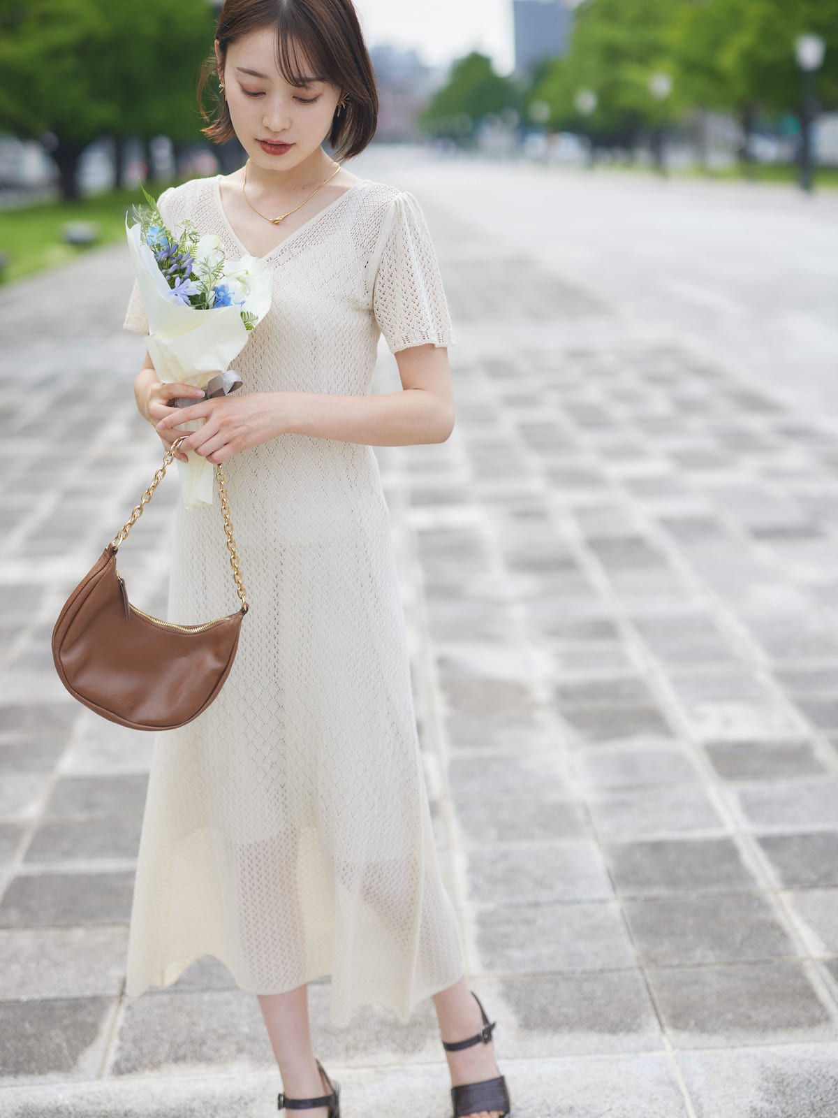date knit one-piece