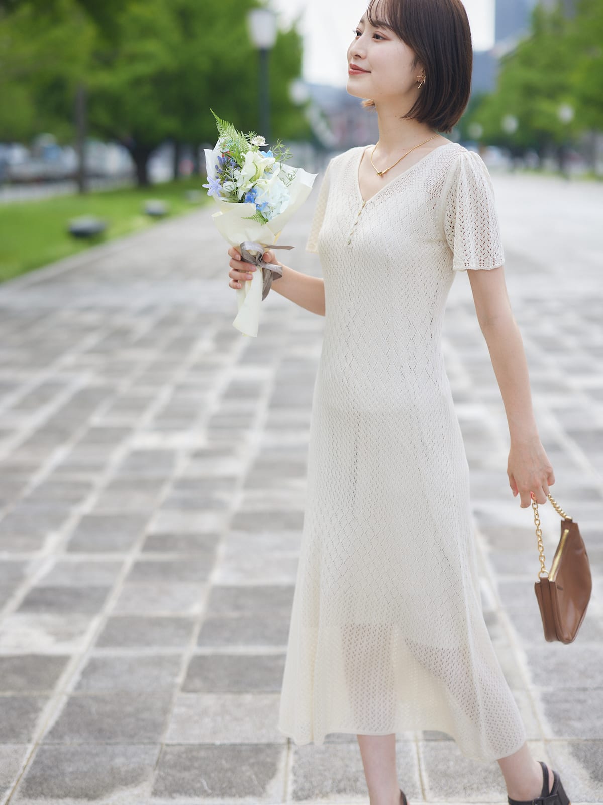 date knit one-piece