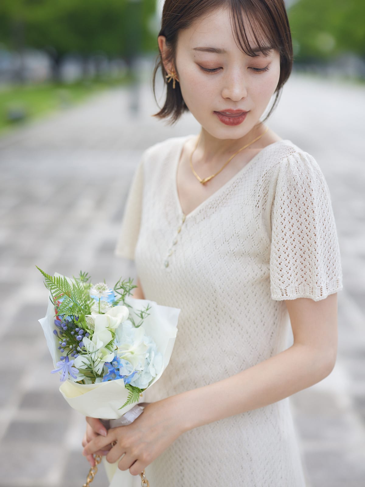 date knit one-piece