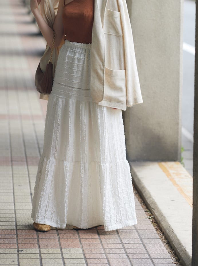cotton lace skirts