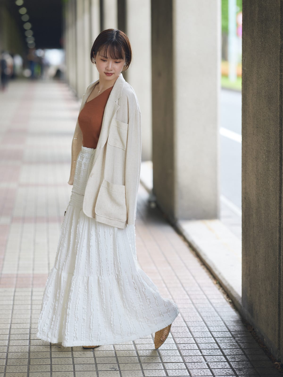 cotton lace skirts