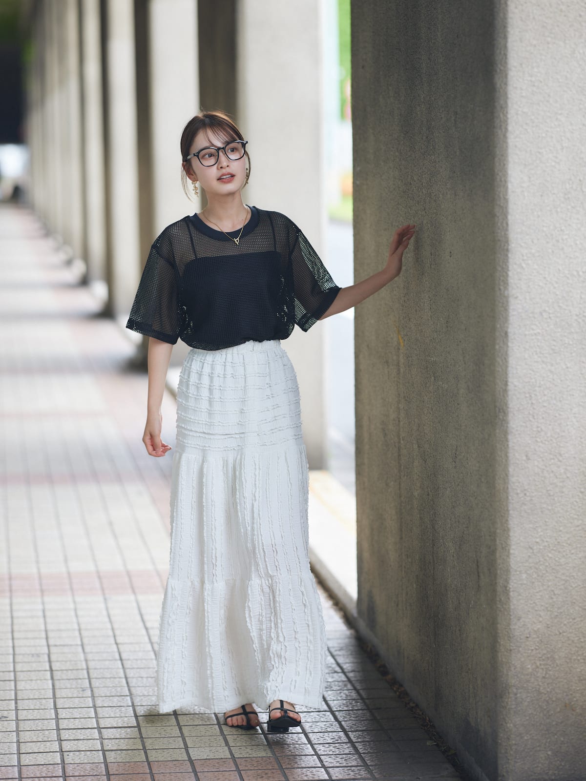 cotton lace skirts