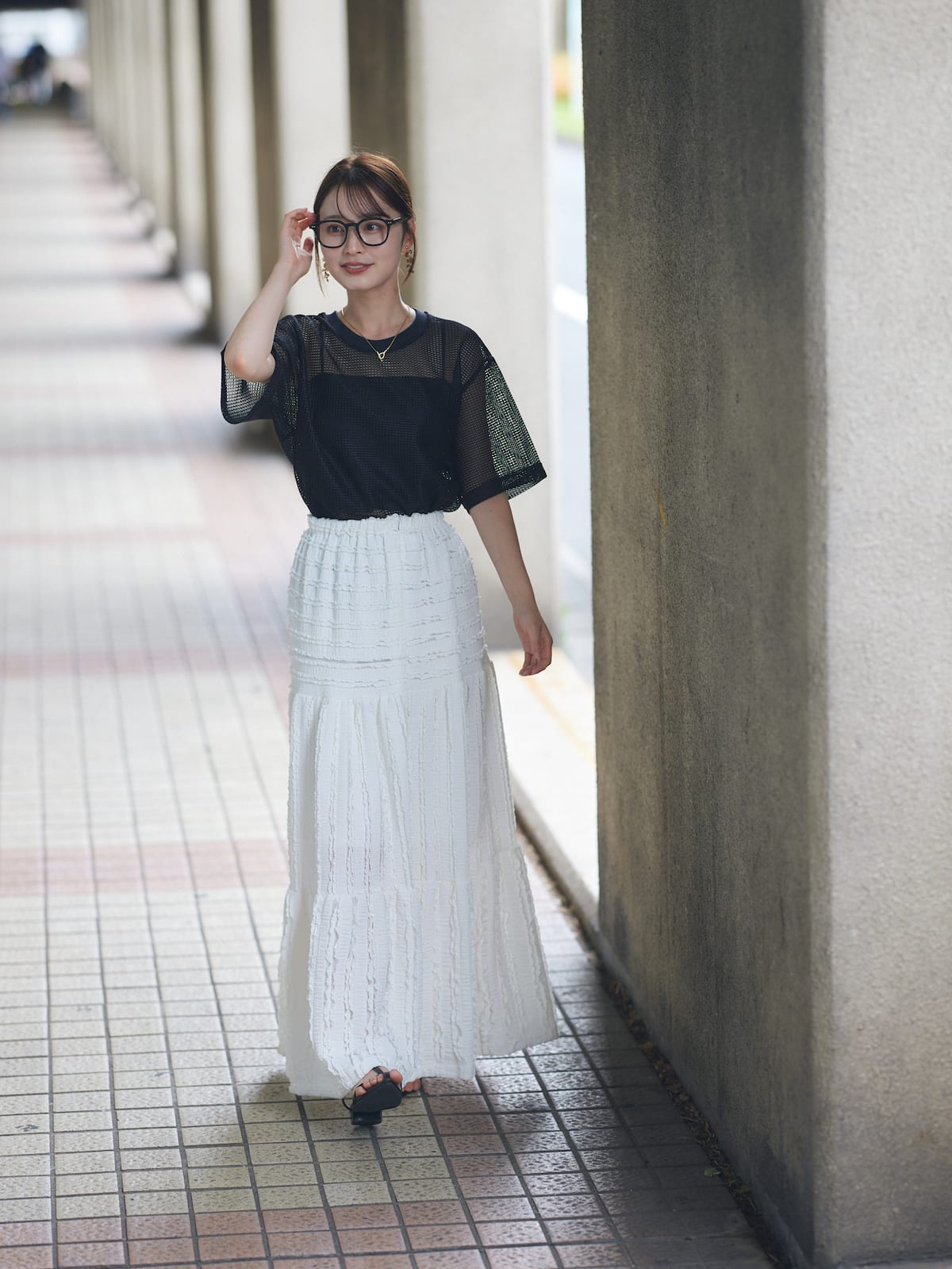 cotton lace skirts