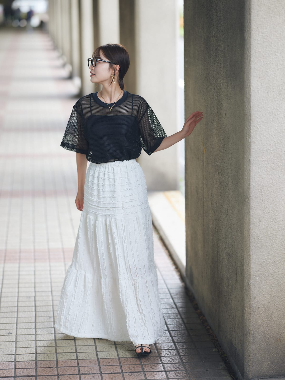 cotton lace skirts