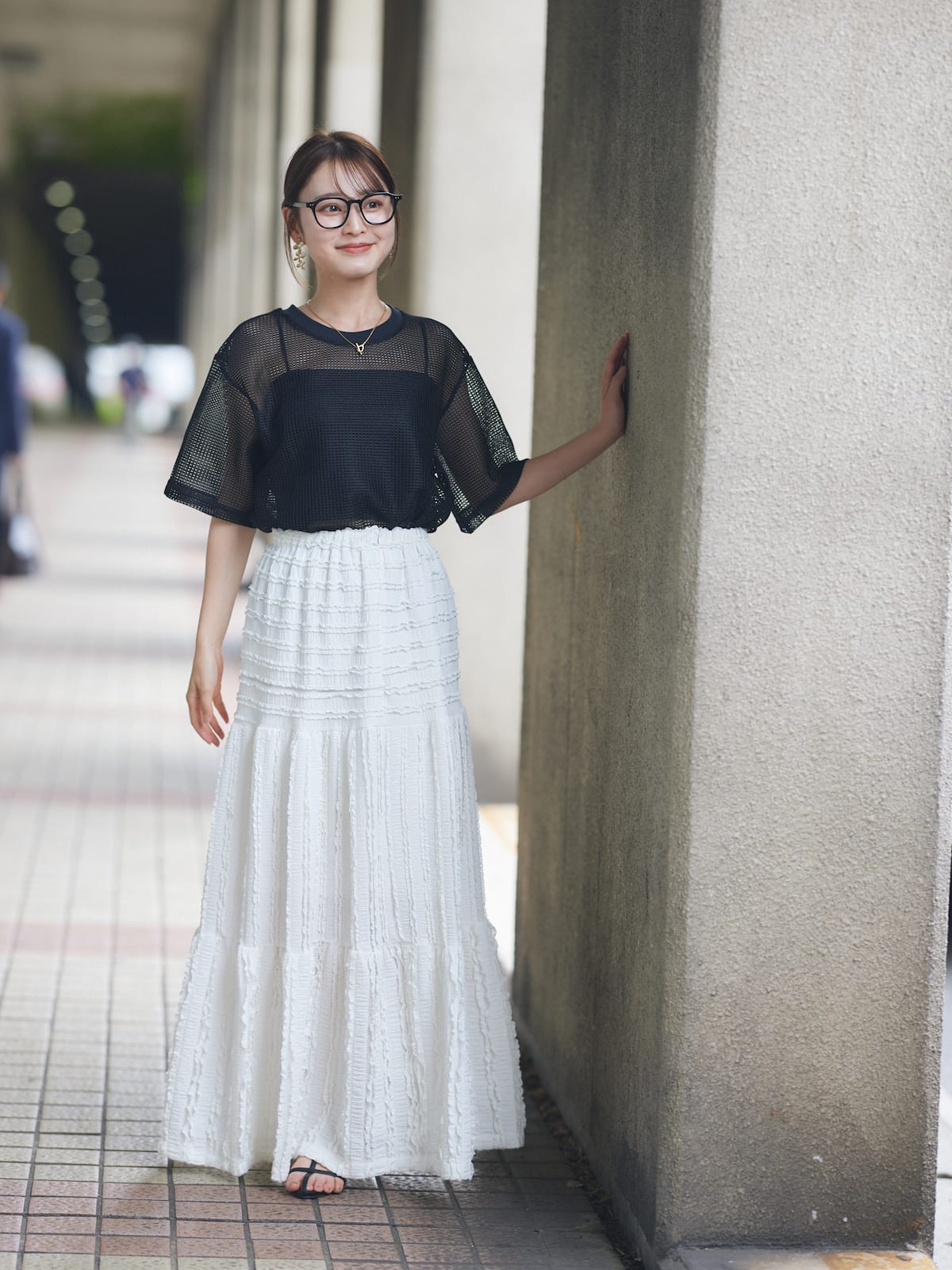 cotton lace skirts