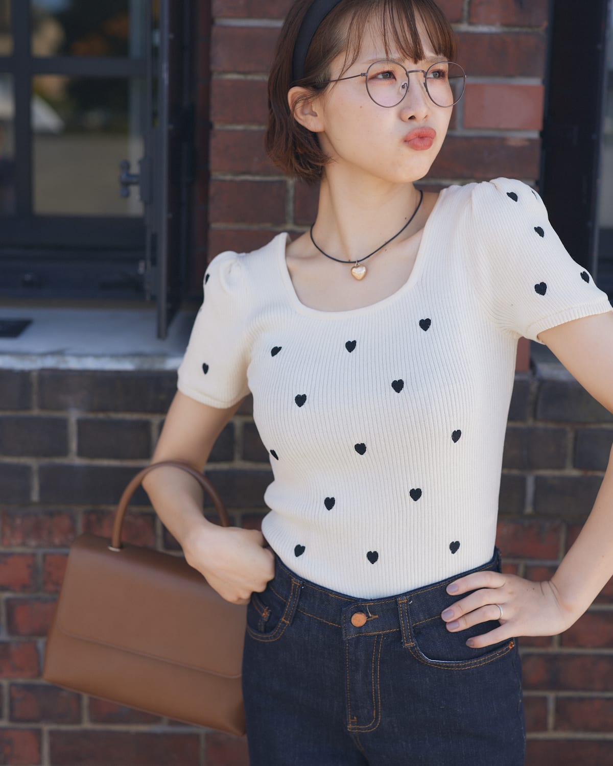 rib knit ♡︎ T