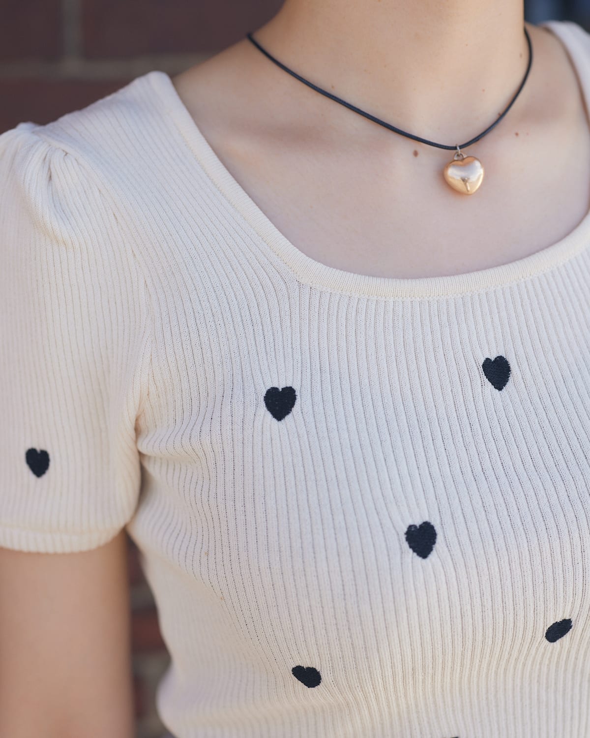 rib knit ♡︎ T