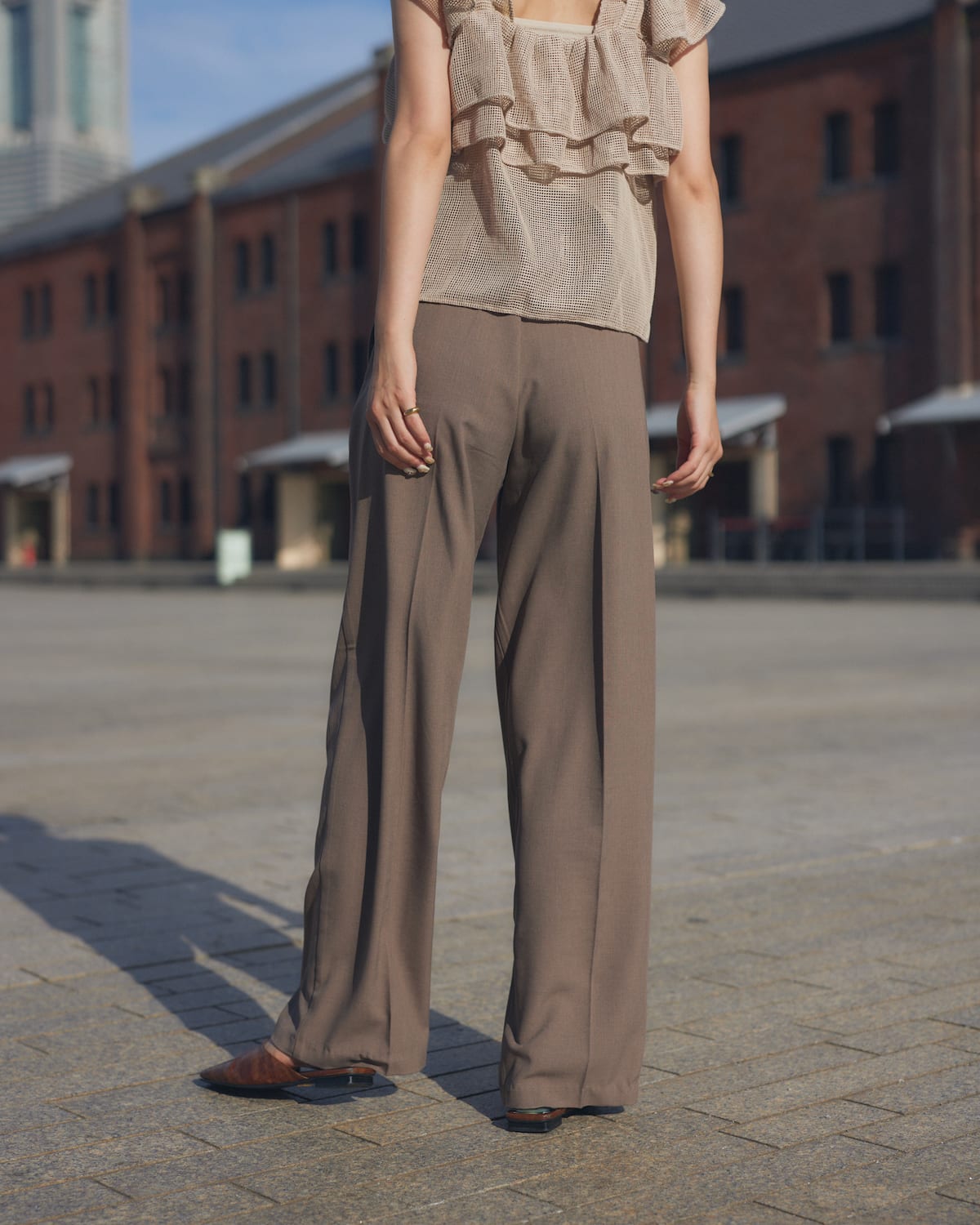 wide straight pants