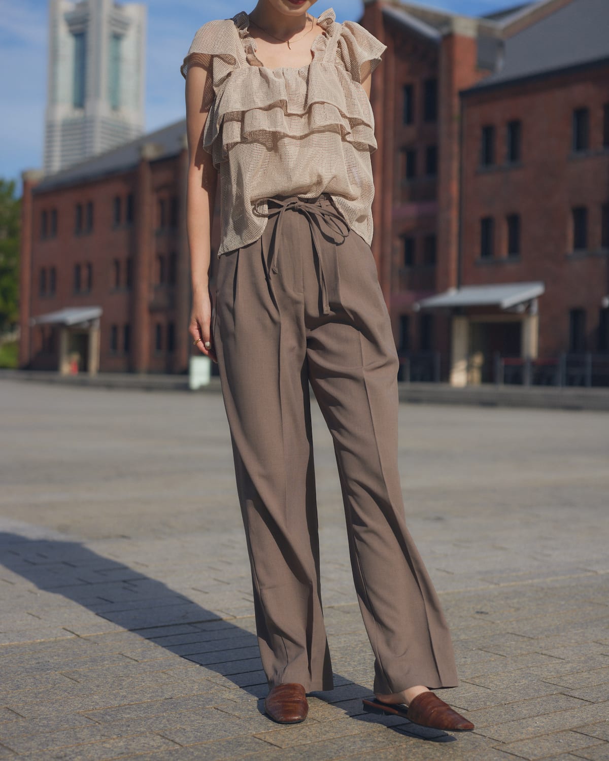 wide straight pants