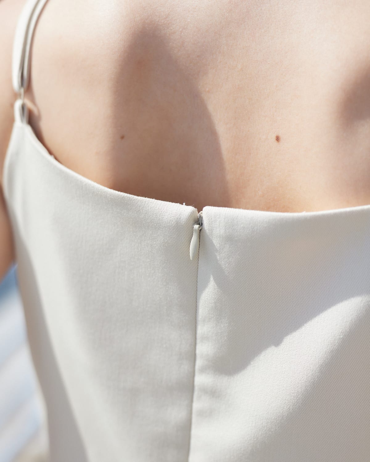 mesh layered cami one-piece