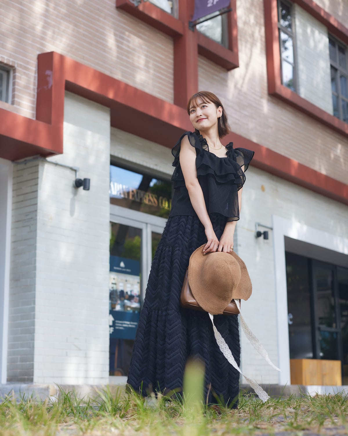 frill mesh tops