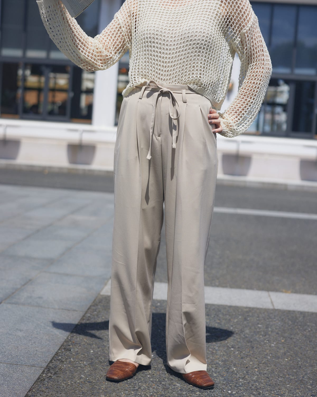 wide straight pants