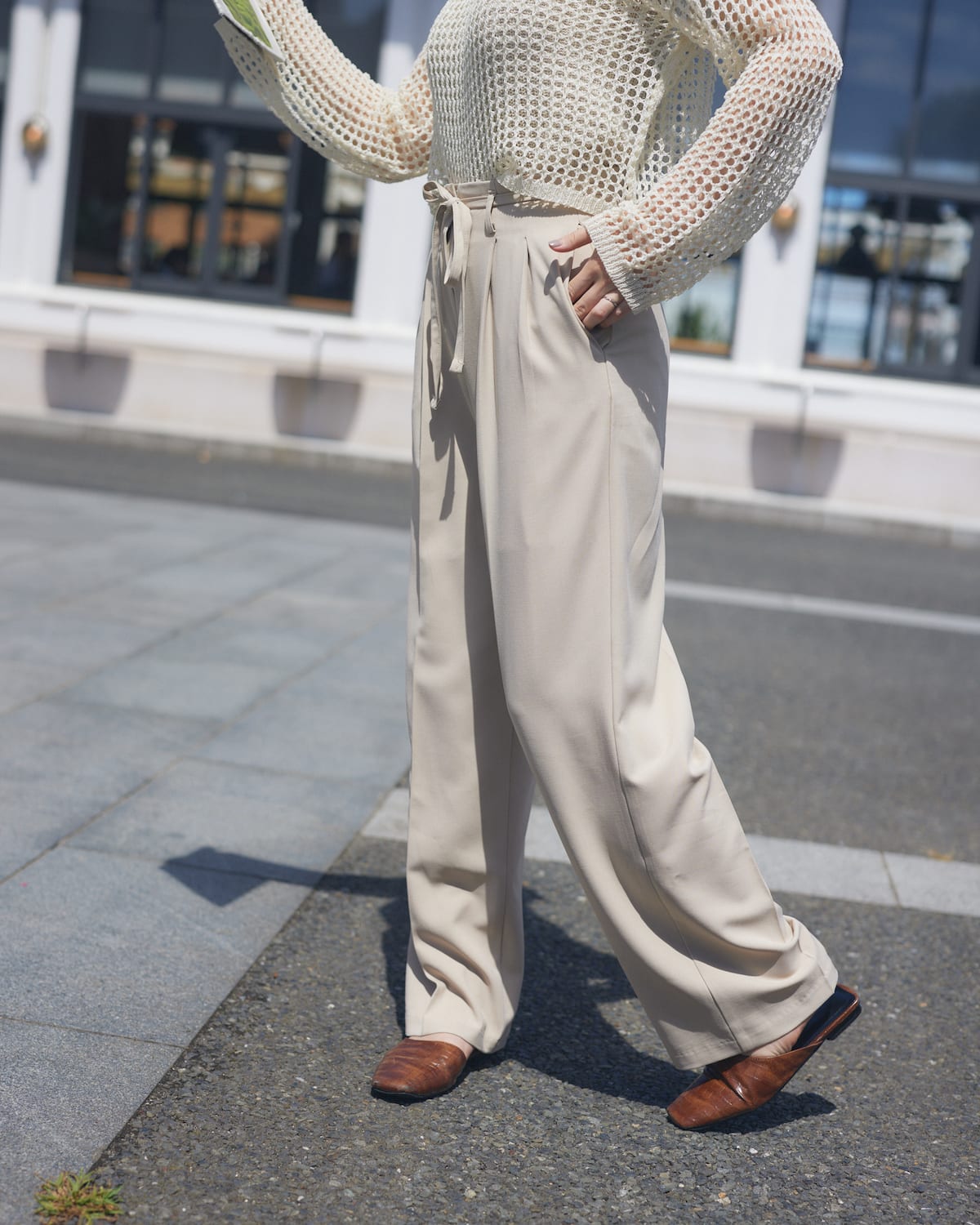 wide straight pants