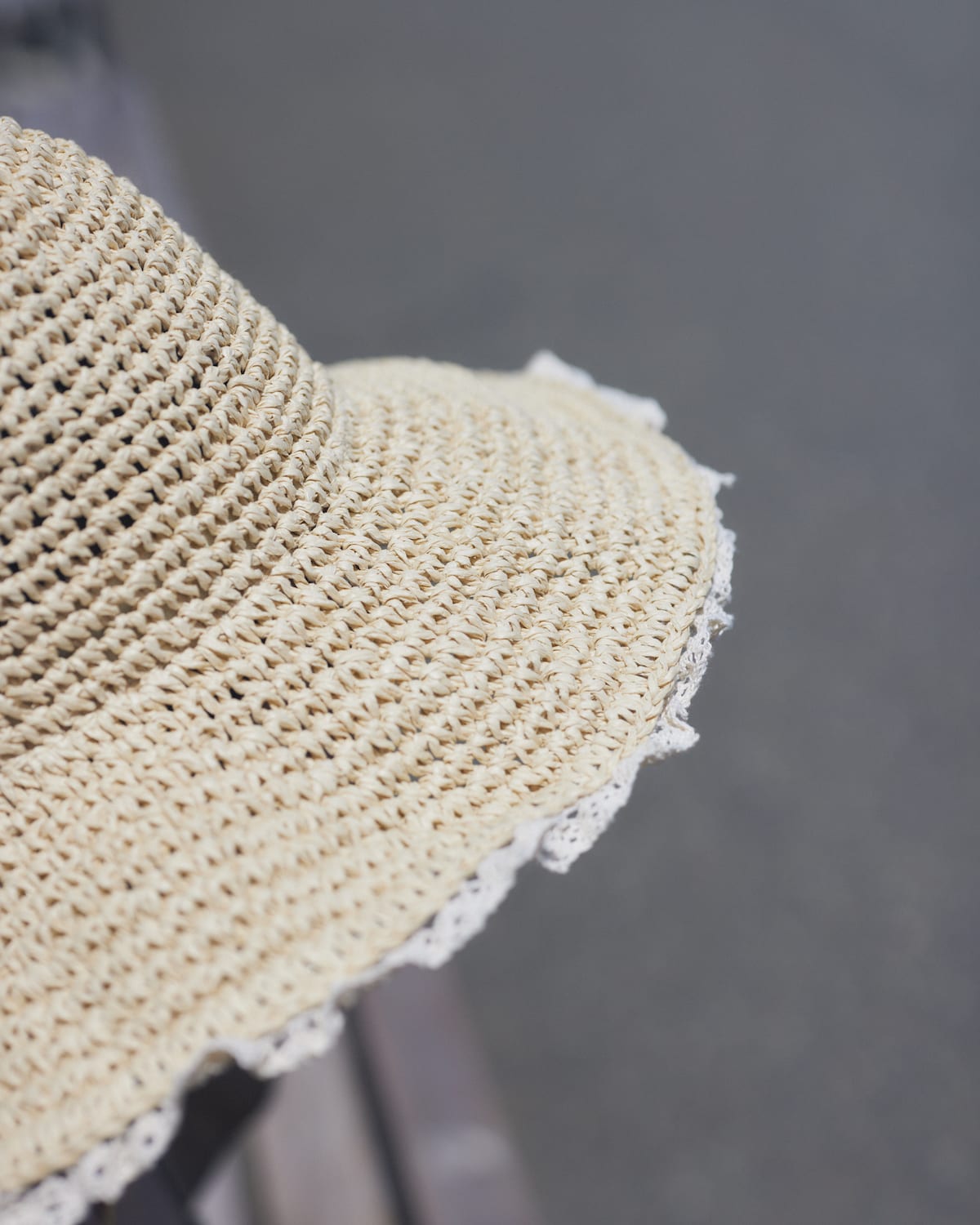 wire straw hat