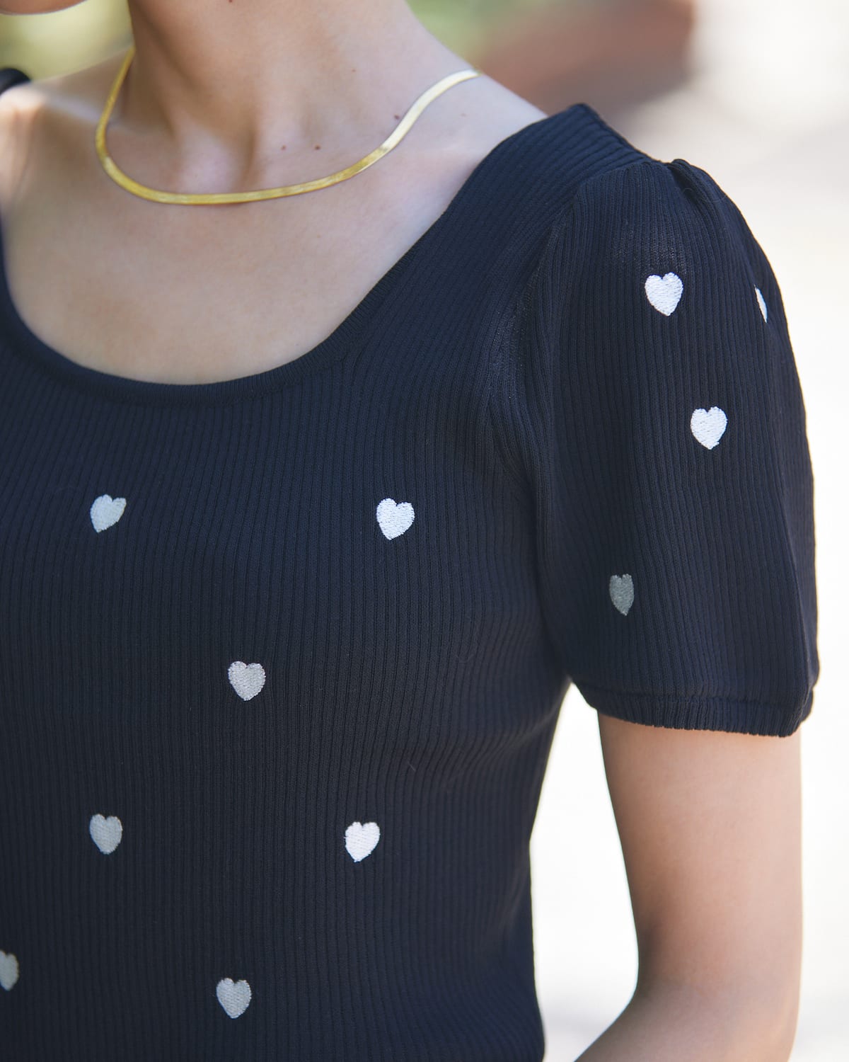 rib knit ♡︎ T