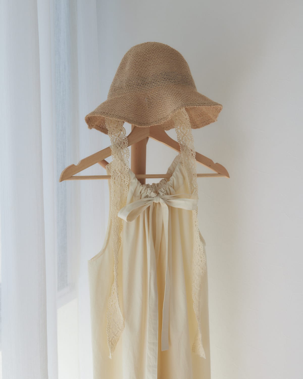 cotton gather dress