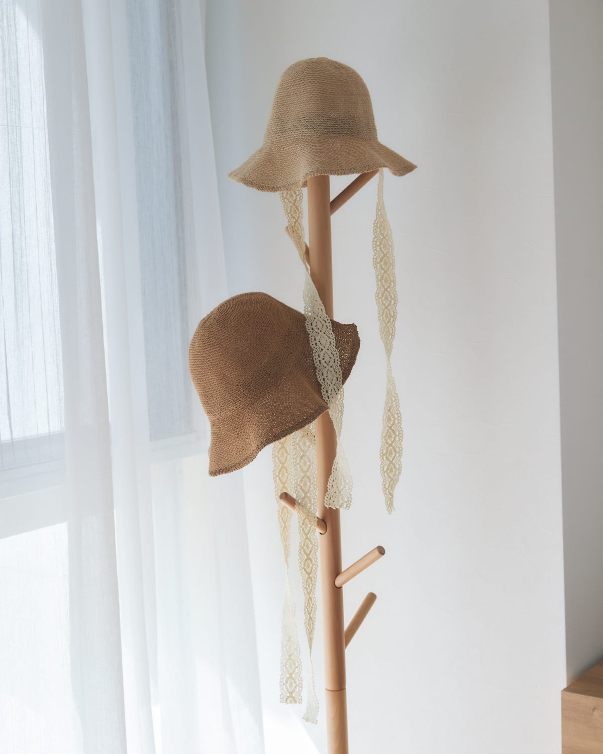 lace straw hat