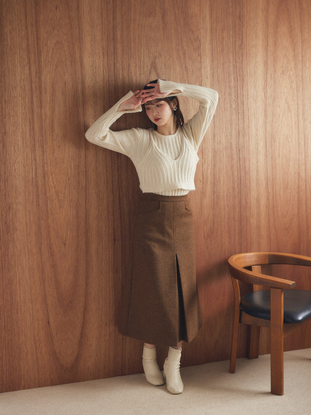 lame knit bustier