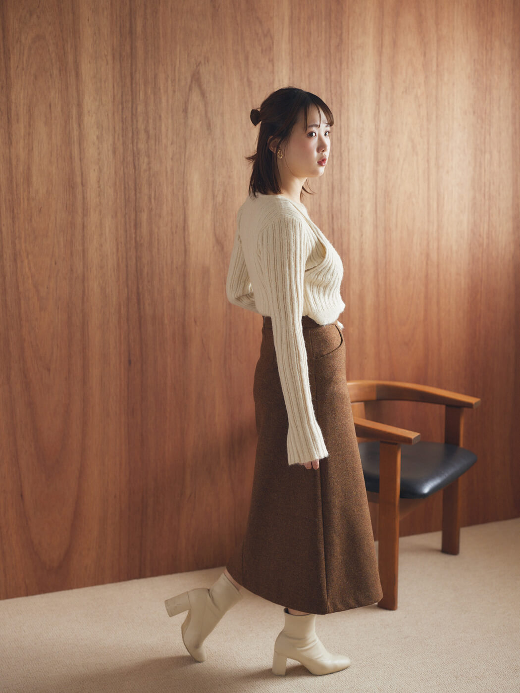 double pockets skirt
