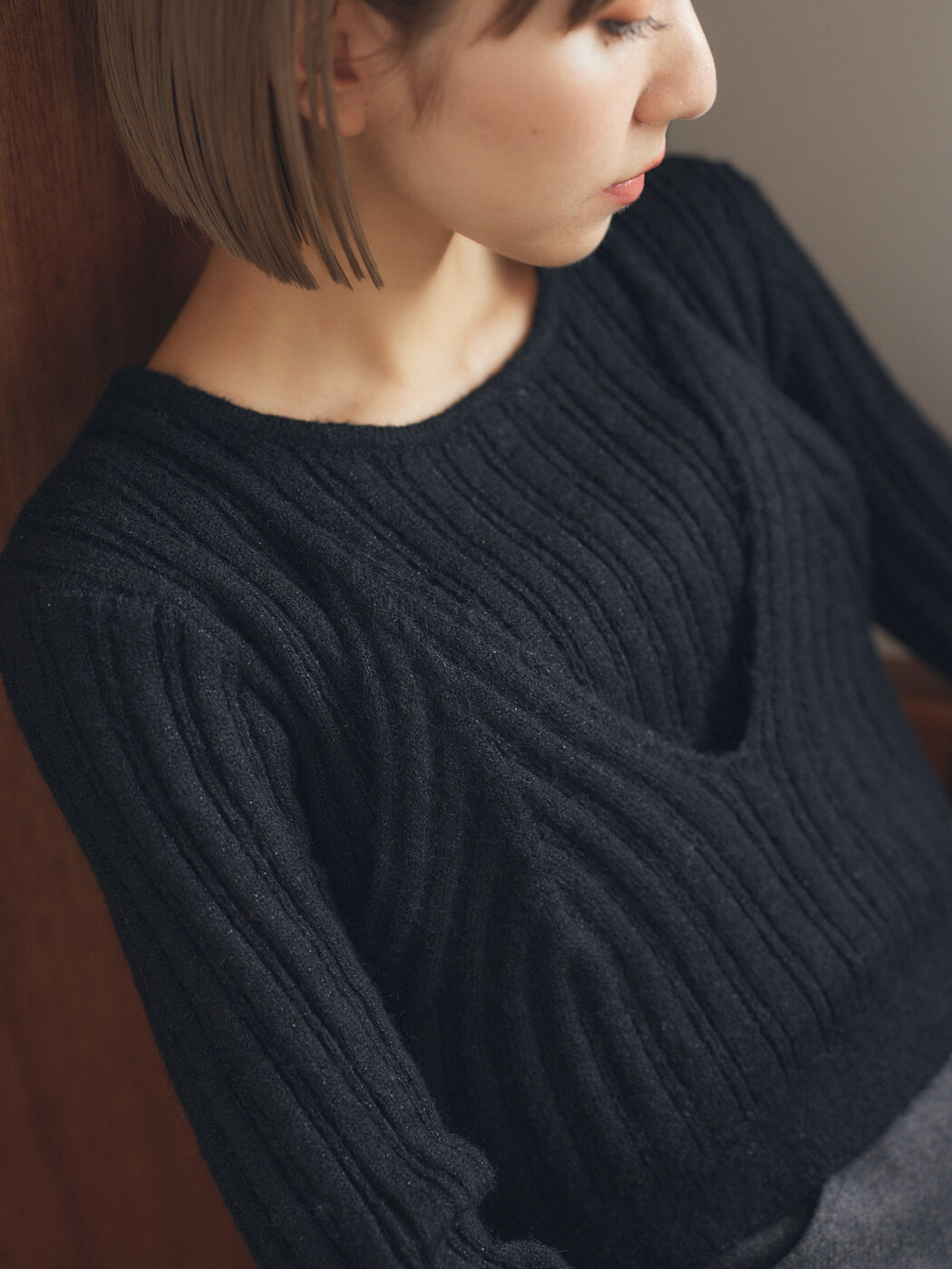 lame knit bustier