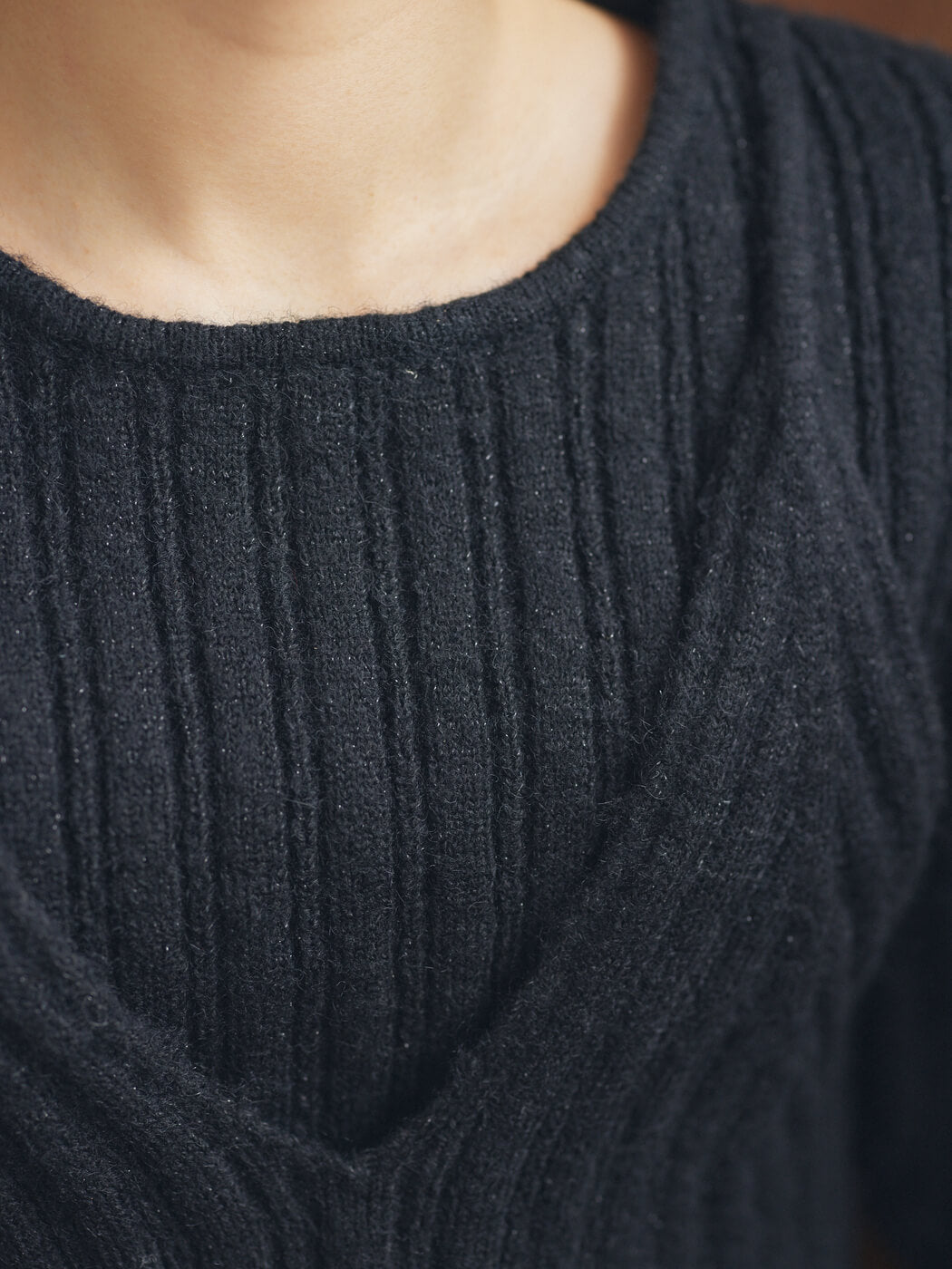 lame knit bustier