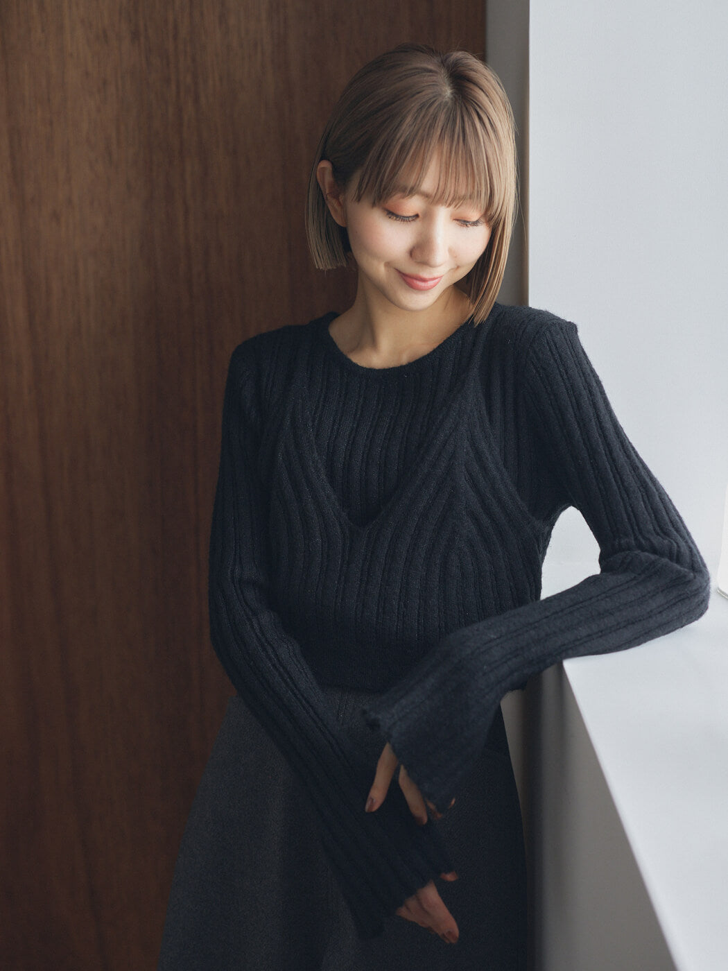 lame knit bustier