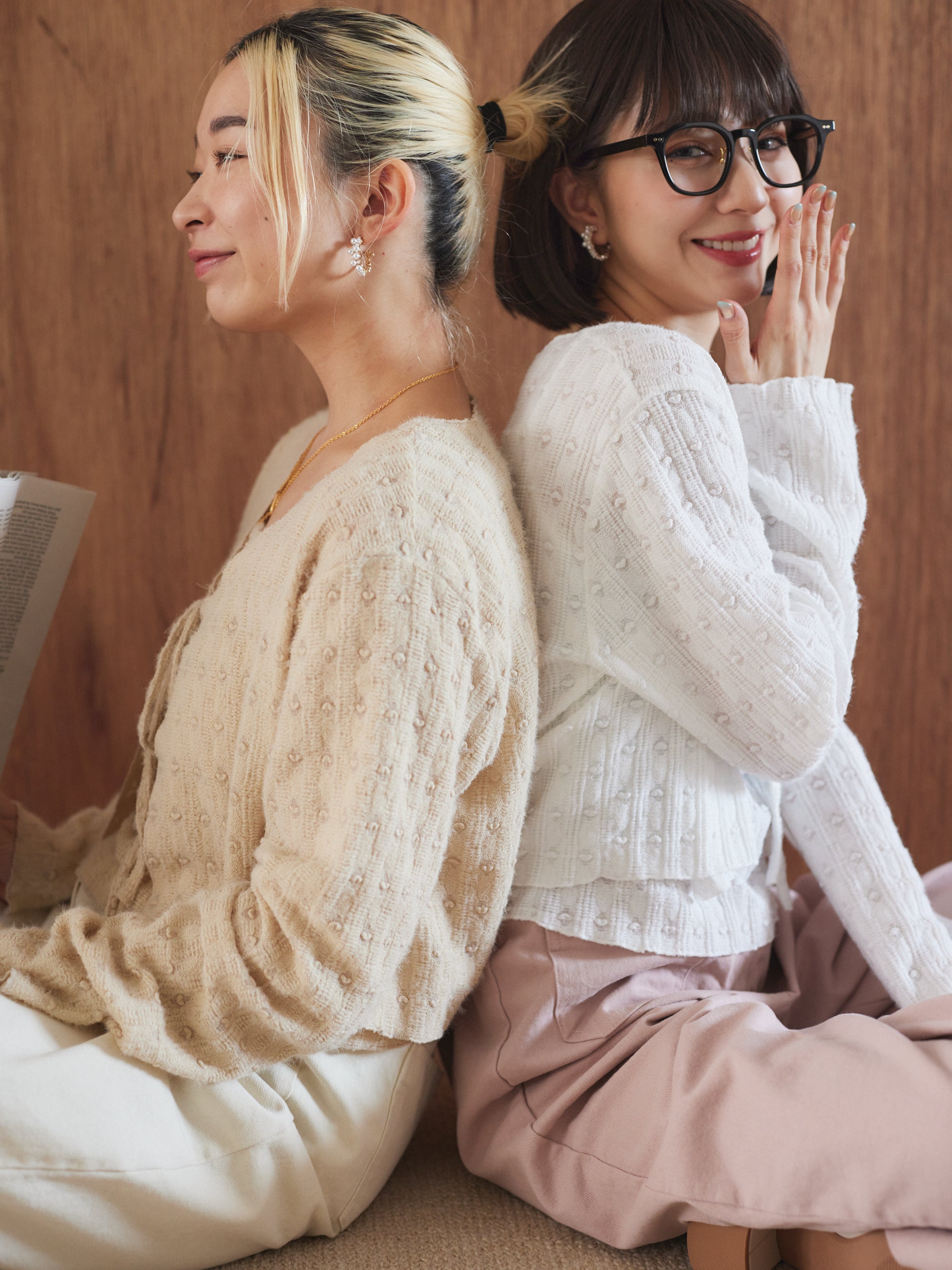 Little heart cardigan tops