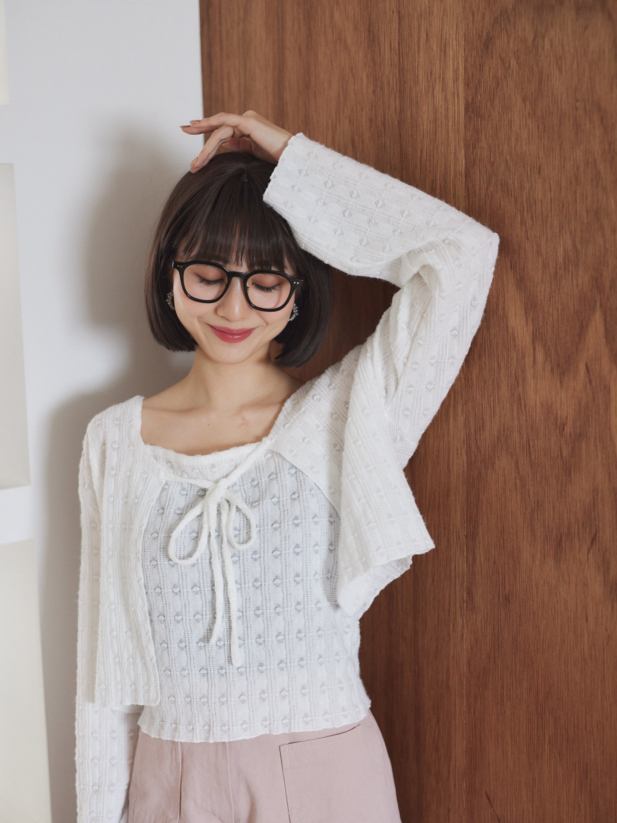 Little heart cardigan tops