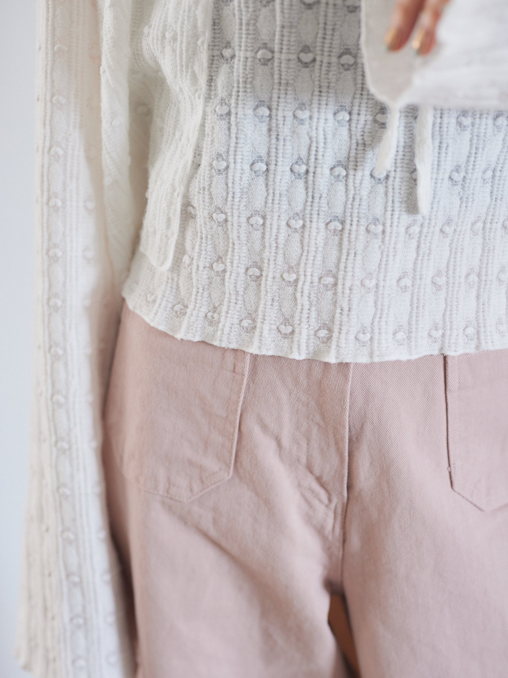 Little heart cardigan tops