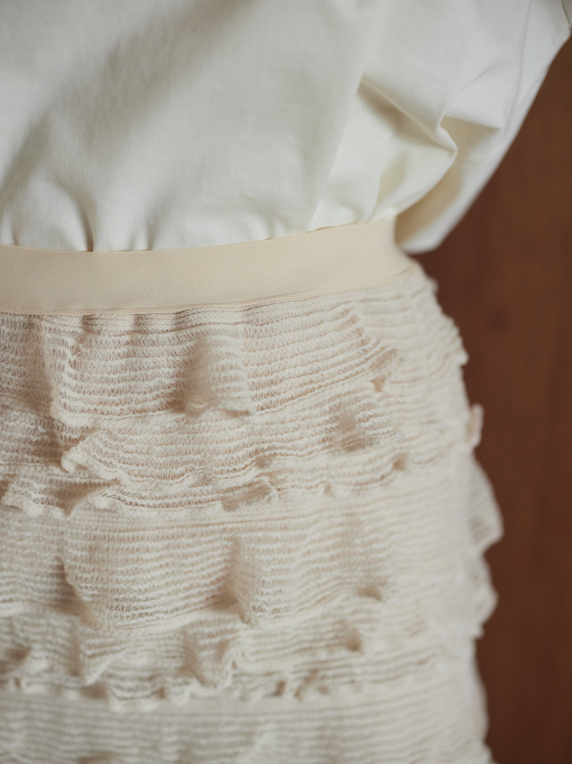 Frills lace skirt