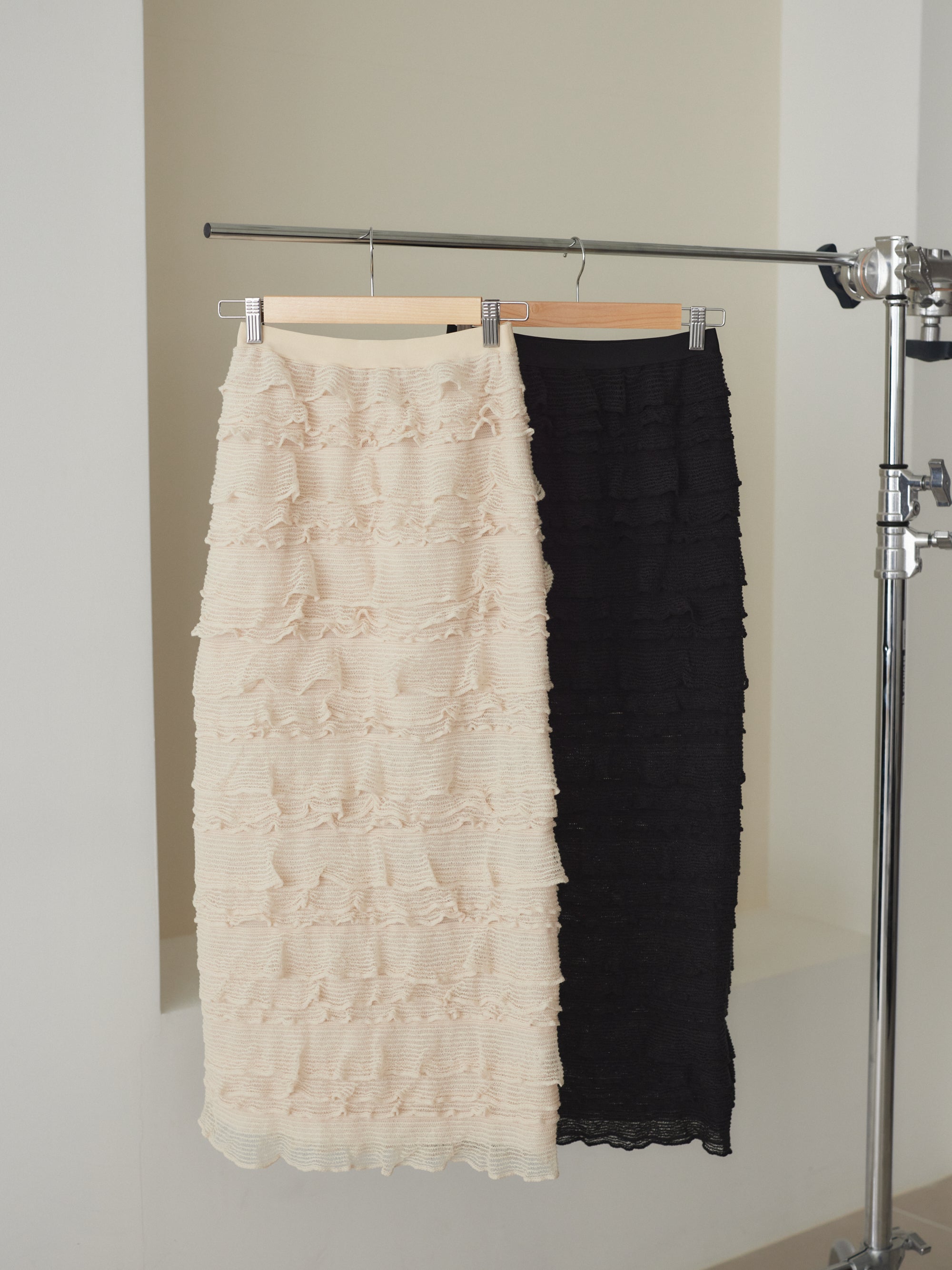 Frills lace skirt